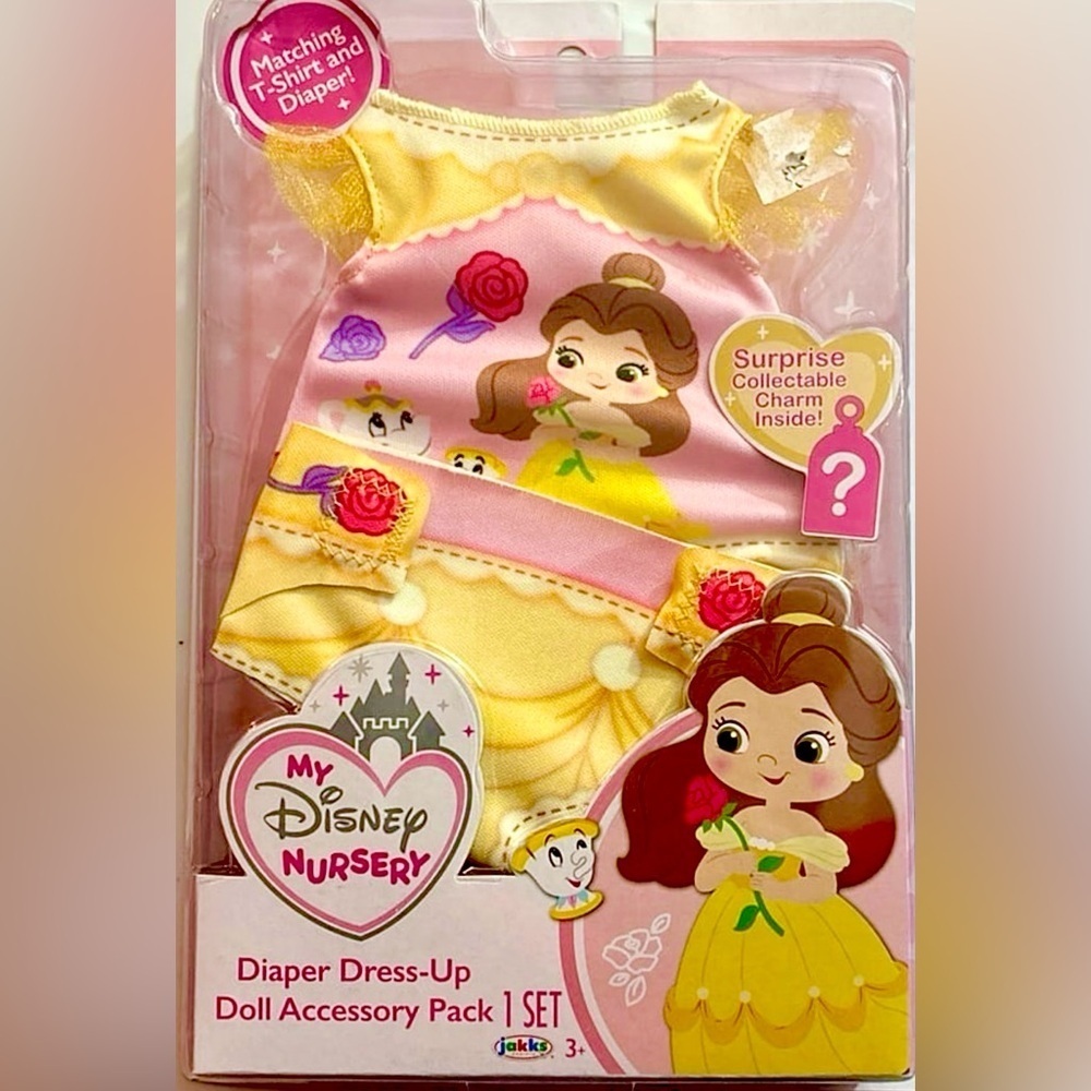 👼🆕👼 My Disney Nursery Diaper Dress-Up Doll Accessory Pack-1 Set - Picture 8 of 9